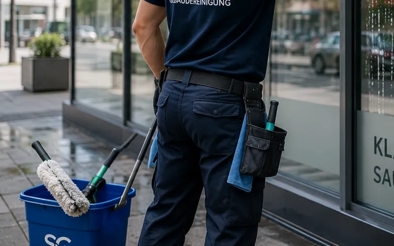 Gewerbereinigung in Minden – gepflegte Ladenfront eines Geschäfts